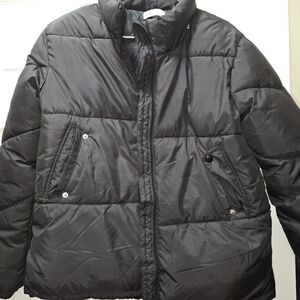 H&M Boys M  Black Puffer Jacket